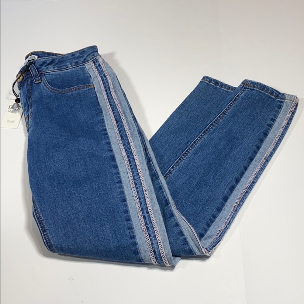 Dex SZ 26 Super Skinny Blue Denim Ankle Jeans Mid Rise New D23